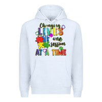 White Changing lives one session at a time Premium Hoodie - FaDigitalArtStudio