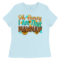 Baby Blue oh honey i am that mawmaw nca Ladies Tee - NancyCooperArtShop