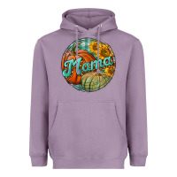 Lavender pumpkin mama with background Heavyweight Hoodie - BundleAndBundleShop