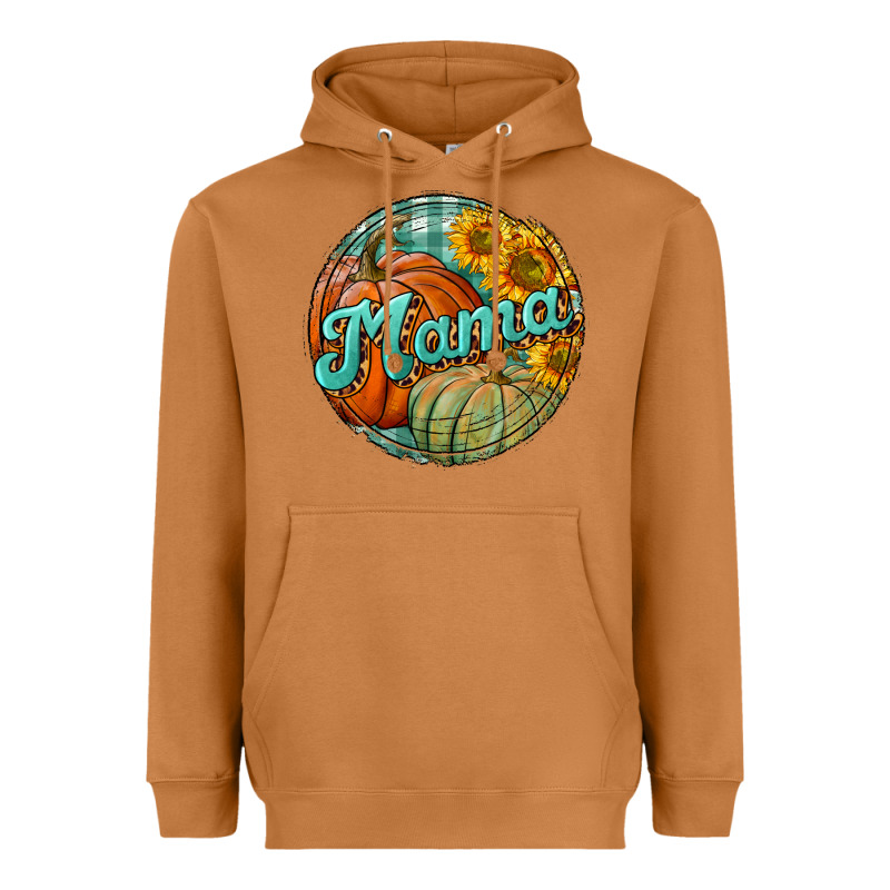 Pumpkin Mama With Background Heavyweight Hoodie by BundleAndBundleShop | Teevron