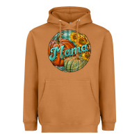 Meerkat pumpkin mama with background Heavyweight Hoodie - BundleAndBundleShop
