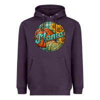 Plum pumpkin mama with background Heavyweight Hoodie - BundleAndBundleShop