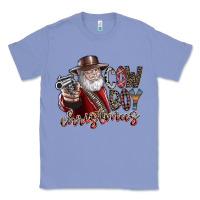 Colony Blue cowboy christmas Classic Tee - SublimationCraftShop