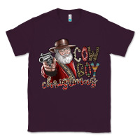 Plum cowboy christmas Classic Tee - SublimationCraftShop