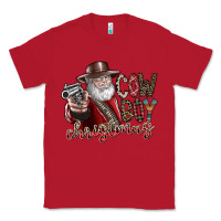 Red cowboy christmas Classic Tee - SublimationCraftShop