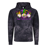 Cloud Black happy mardi gras y'all gnomes Vintage Hoodie - RanaPortraitStore