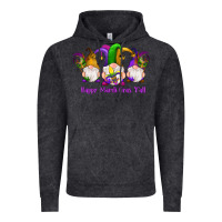 Vintage Black happy mardi gras y'all gnomes Vintage Hoodie - RanaPortraitStore