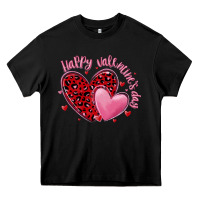Black happy valentine's day hearts Heavy Core Tee - MaliasSmallBusiness