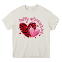 Cream happy valentine's day hearts Heavy Core Tee - MaliasSmallBusiness