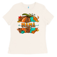 Bone Thankful grateful blessed mama pumpkin Ladies Tee - NancyCooperArtShop
