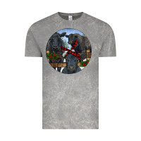 Cloud Rock Black Angus Family Vintage Tee - RanaPortraitStore
