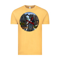 Vintage Mustard Black Angus Family Vintage Tee - RanaPortraitStore