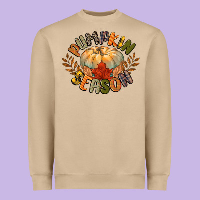 Pumpkin Season Heavyweight Sweatshirt Designed By Cowgirlartshop