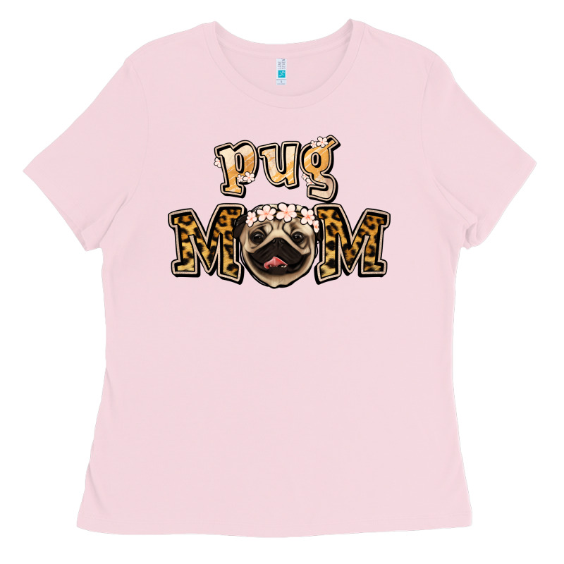Pug Mom Ladies Tee by Jasminsmagicworld | Teevron