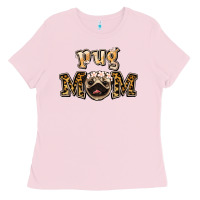 Bubblegum Pink Pug Mom Ladies Tee - Jasminsmagicworld
