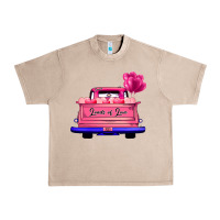 French Oak Loads Of Love Valentine's Day Truck Urban Heavy Tee - Bettercallsaul