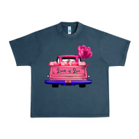 Midnight Navy Loads Of Love Valentine's Day Truck Urban Heavy Tee - Bettercallsaul