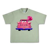 Oil Green Loads Of Love Valentine's Day Truck Urban Heavy Tee - Bettercallsaul