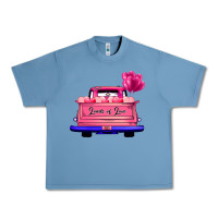 Pebble Blue Loads Of Love Valentine's Day Truck Urban Heavy Tee - Bettercallsaul