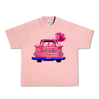 Salmon Loads Of Love Valentine's Day Truck Urban Heavy Tee - Bettercallsaul