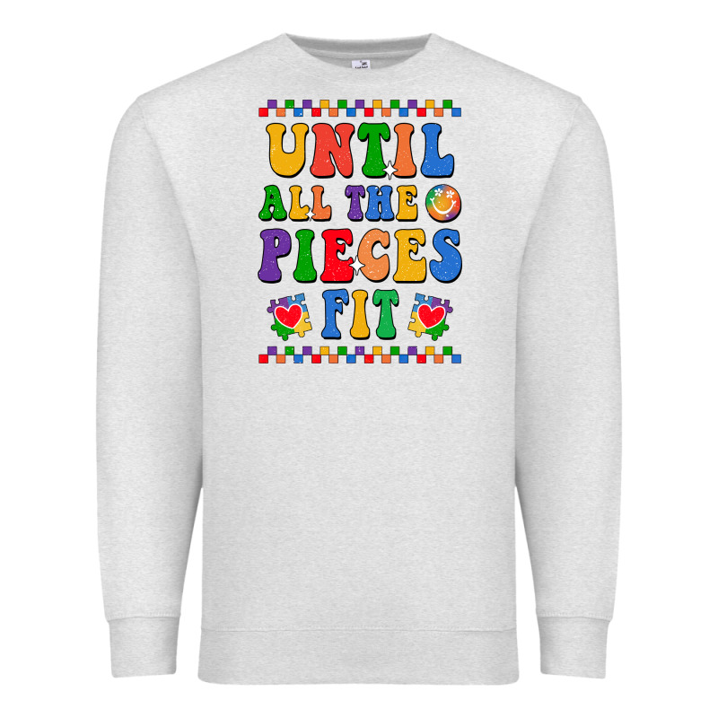 Until All The Pieces Fit Premium Sweatshirt by CowhideDigitalArt | Teevron