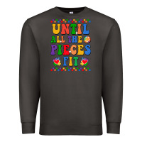 Smoke Until all the pieces fit Premium Sweatshirt - CowhideDigitalArt