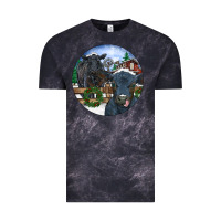 Cloud Black Black Angus Cattle and Calf Christmas Vintage Tee - RanaPortraitStore