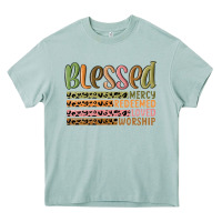 Arona retro blessed redeemed quotes Heavy Core Tee - MaliasSmallBusiness