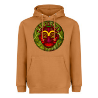 Meerkat african masks round earrings 4 Heavyweight Hoodie - BundleAndBundleShop