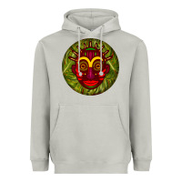 Moon Dust african masks round earrings 4 Heavyweight Hoodie - BundleAndBundleShop