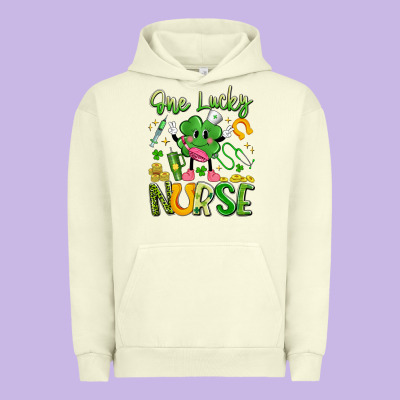 One Lucky Nurse Urban Hoodie Designed By Artiststas