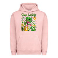 Pigment Salmon one lucky nurse Urban Hoodie - Artiststas