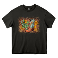 Asphalt cowboy boots cactus leopard Heavy Core Tee - AdoDesignShop
