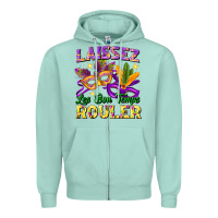 Seafoam Laissez les bon temps rouler Zipper Hoodie - FaDigitalArtStudio