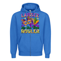 True Royal Laissez les bon temps rouler Zipper Hoodie - FaDigitalArtStudio