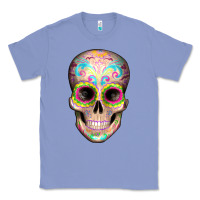 Colony Blue Mexican Skull Classic Tee - Artiststas