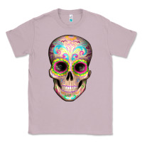 Lilac Mexican Skull Classic Tee - Artiststas