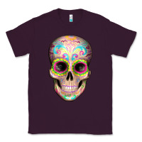 Plum Mexican Skull Classic Tee - Artiststas