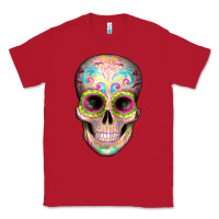 Red Mexican Skull Classic Tee - Artiststas