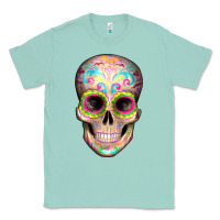 Seafoam Mexican Skull Classic Tee - Artiststas