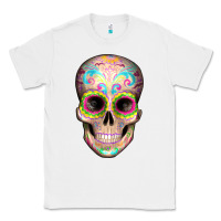 White Mexican Skull Classic Tee - Artiststas