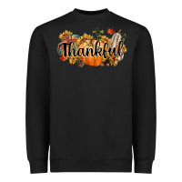 Black thankful Heavyweight Sweatshirt - CowGirlArtShop
