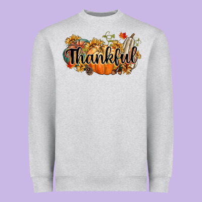 Thankful Heavyweight Sweatshirt Designed By Cowgirlartshop