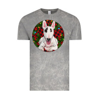 Cloud Rock Christmas Bull Terrier Vintage Tee - RanaPortraitStore