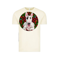 Vintage Arctic Christmas Bull Terrier Vintage Tee - RanaPortraitStore