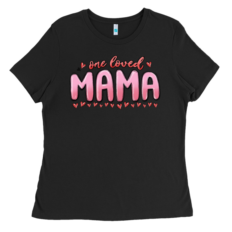 One Loved Mama Ladies Tee by MaliasSmallBusiness | Teevron