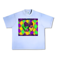 Grape Ice mardi gras hearts Urban Heavy Tee - JahusDesignShop