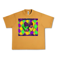 Peanut Butter mardi gras hearts Urban Heavy Tee - JahusDesignShop