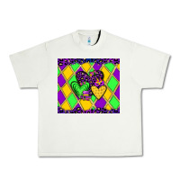 Pistachio mardi gras hearts Urban Heavy Tee - JahusDesignShop