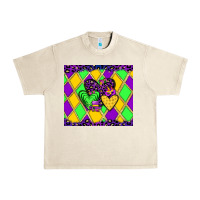 Sandshell mardi gras hearts Urban Heavy Tee - JahusDesignShop
